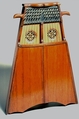 Bell Harp, John Simcock?, Mahogany, iron, British